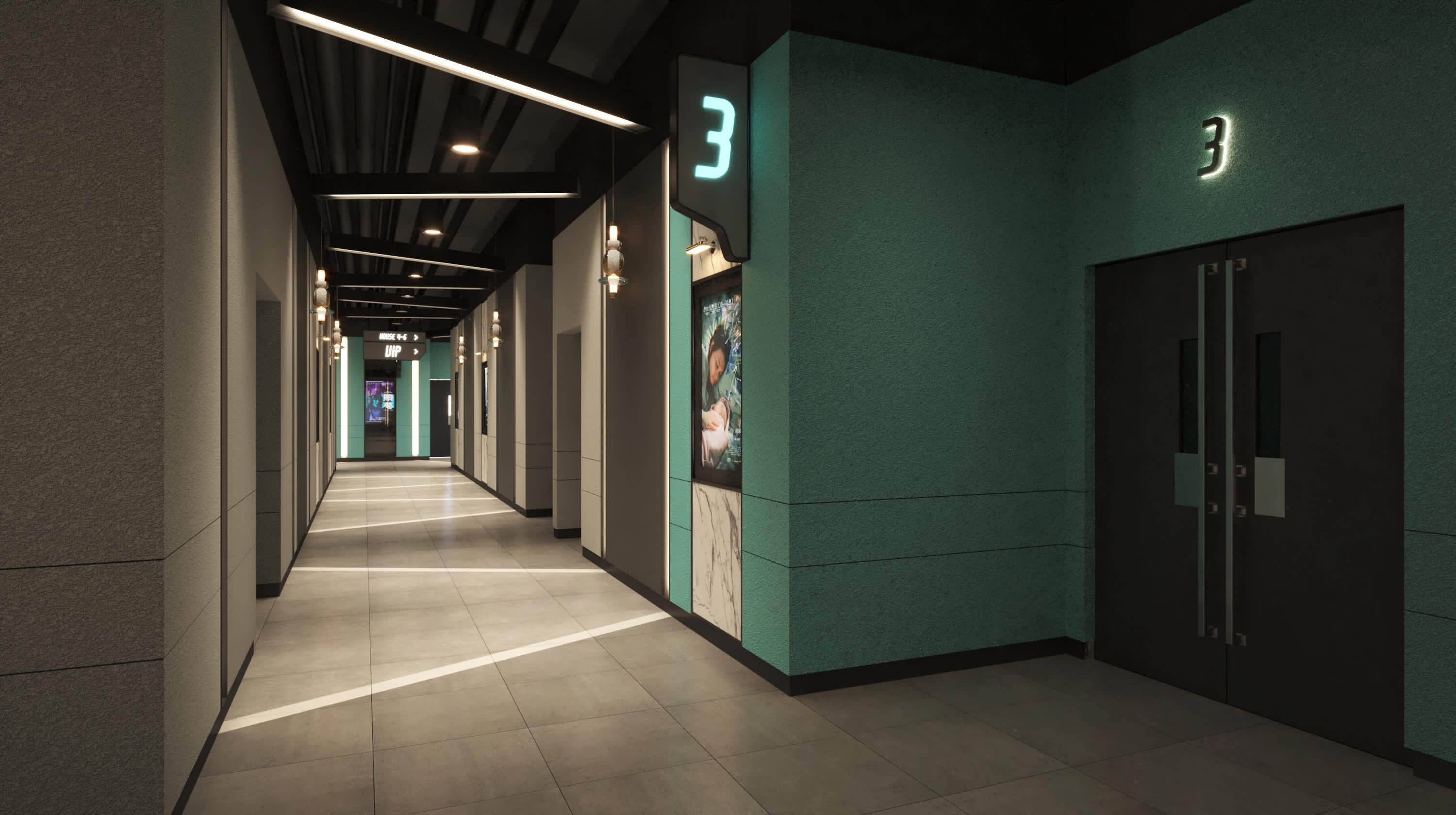 Cineart MegaBox 場內走廊