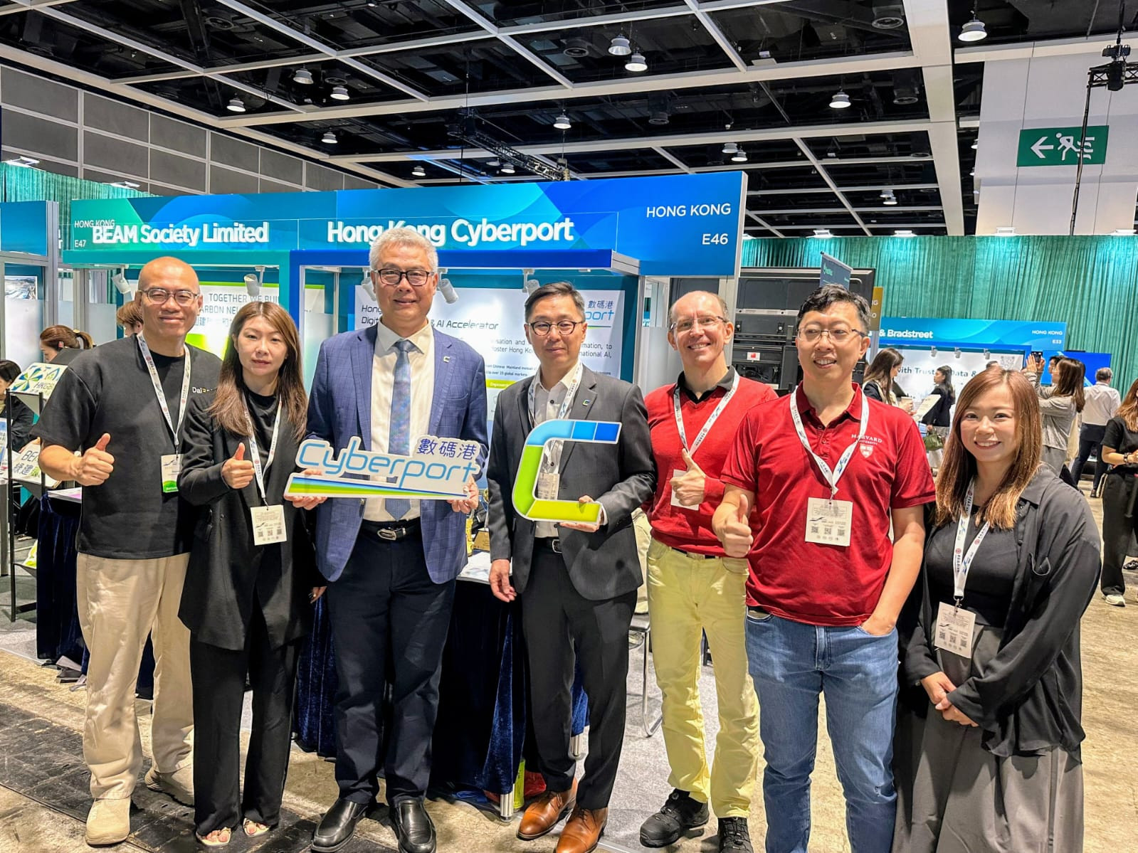 Cyberport CEO and community enterprises at the Belt and Road Summit