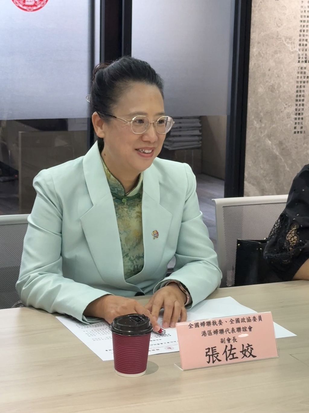 中央社院到訪-張佐姣