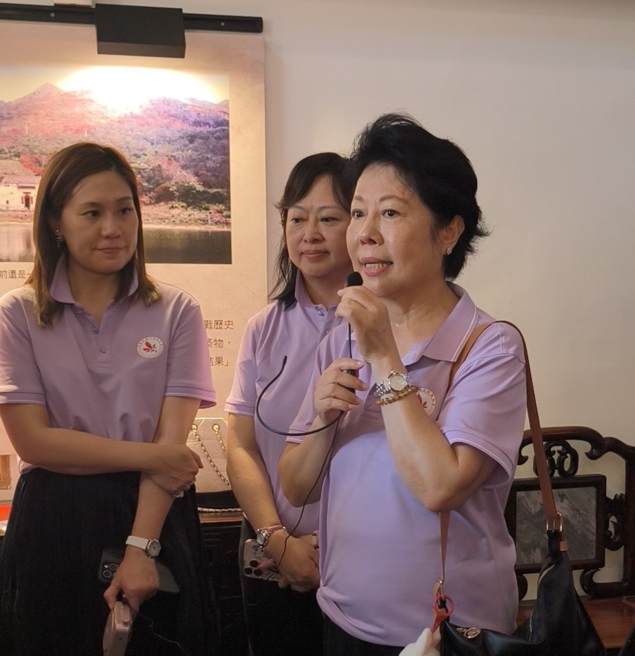 圖4:港區婦聯全國婦聯代表委員會主管徐莉副會長致謝詞