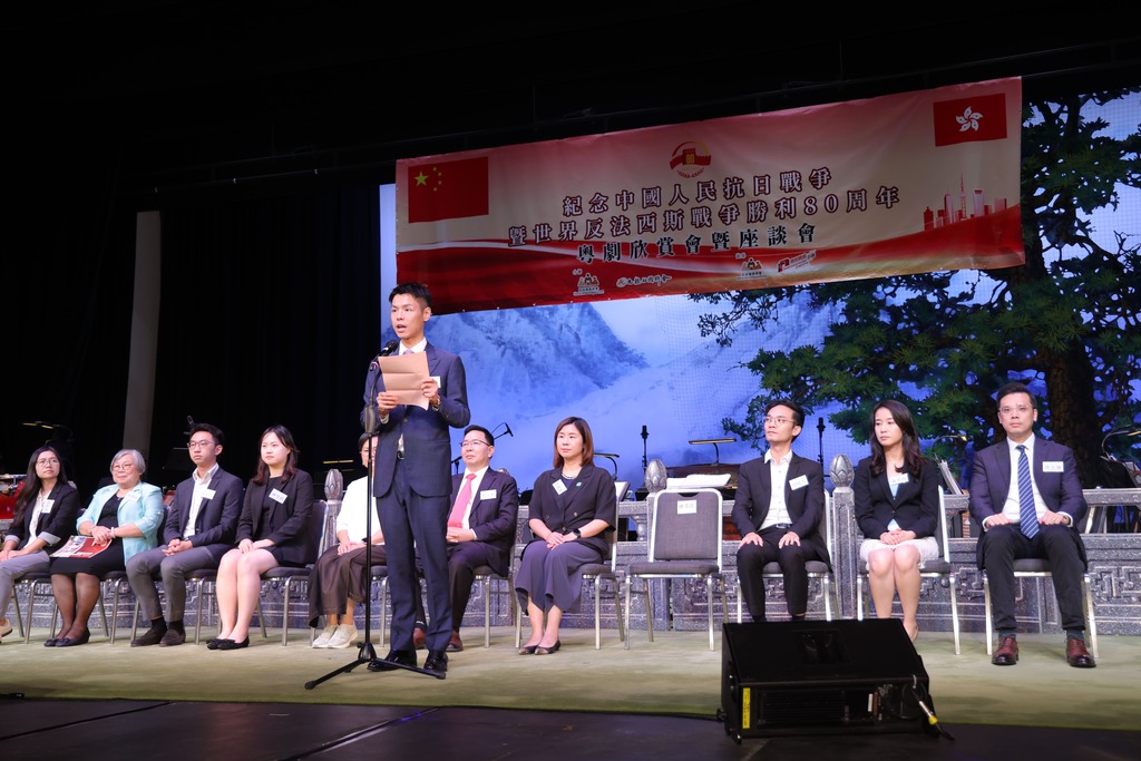 九龙社团联会连浩民首席会长致欢迎辞