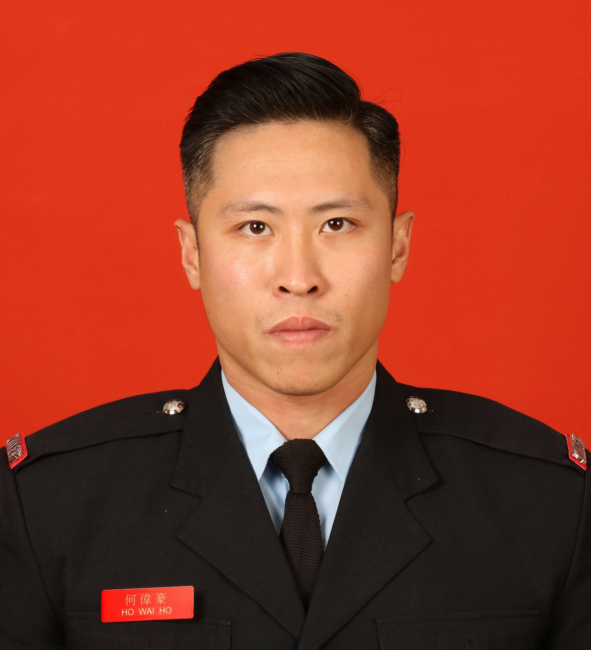 宏福苑五级火，殉职消防员何伟豪。（消防处提供）