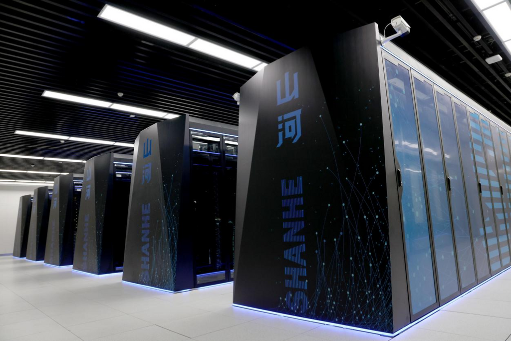 國家超級計算濟南中心的山河超級計算平台（受訪者供圖）