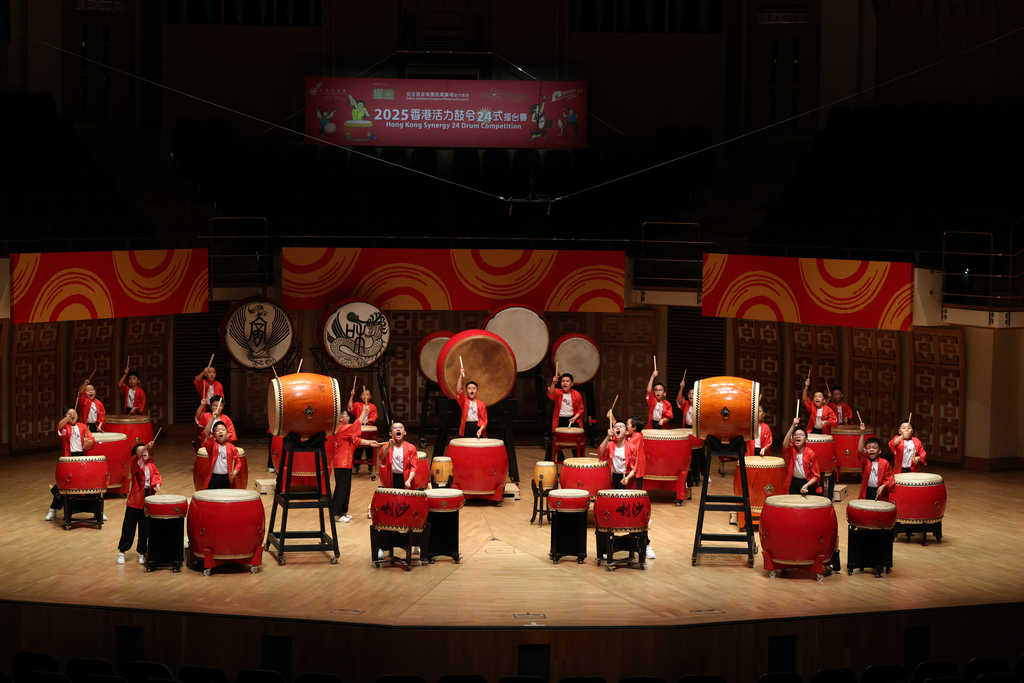 安全貨倉盃【中國鼓樂組】小學組冠軍 - 喇沙中敲隊（A隊）（喇沙小學）