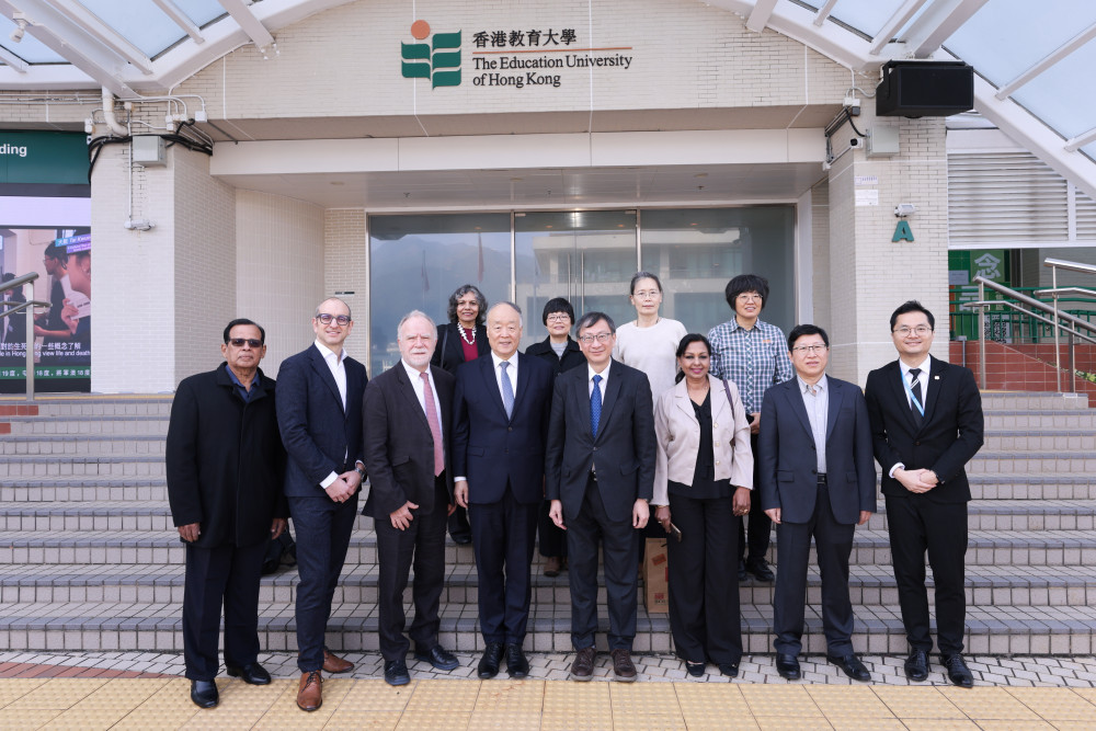 教大校長李子建教授與研討會嘉賓合影留念  