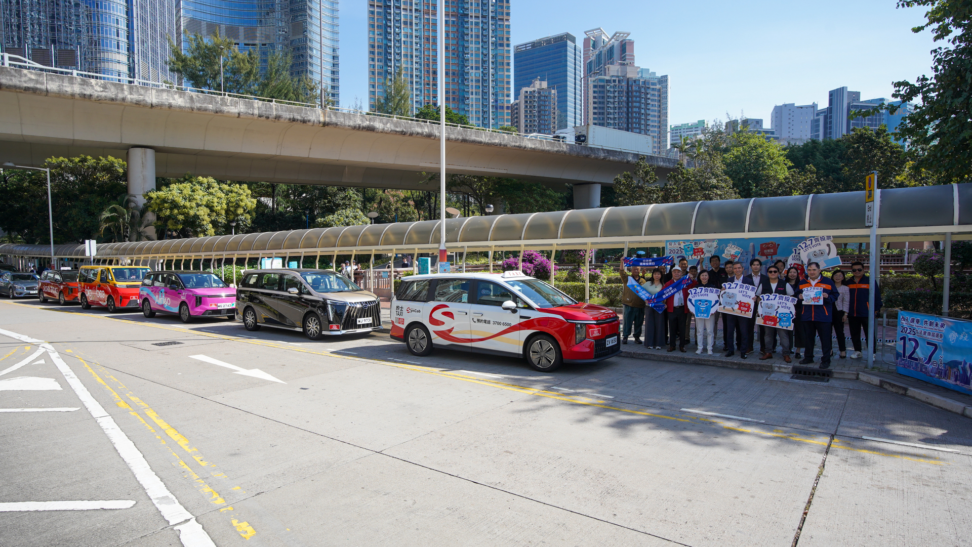 我日前視察大埔「善樓」來往港鐵大埔墟站的義載服務，並與慰問居民。