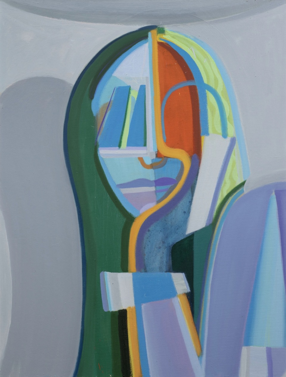 鮮明與沉鬱間的實驗肖像-高古軒舉行藝術家斯威尼全新油畫作品展-顏料