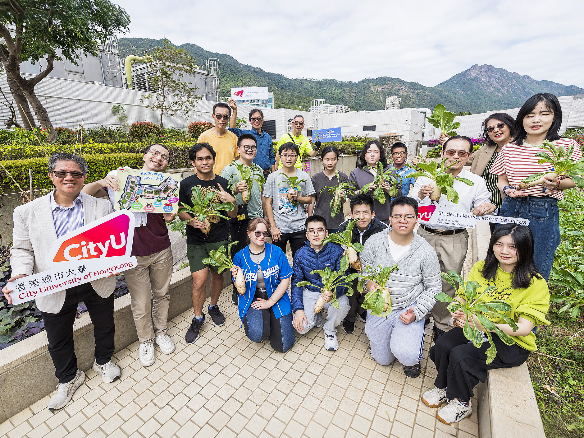 城市綠洲：城大“生物多樣性花園”與社區分享農務成果-紫荊網