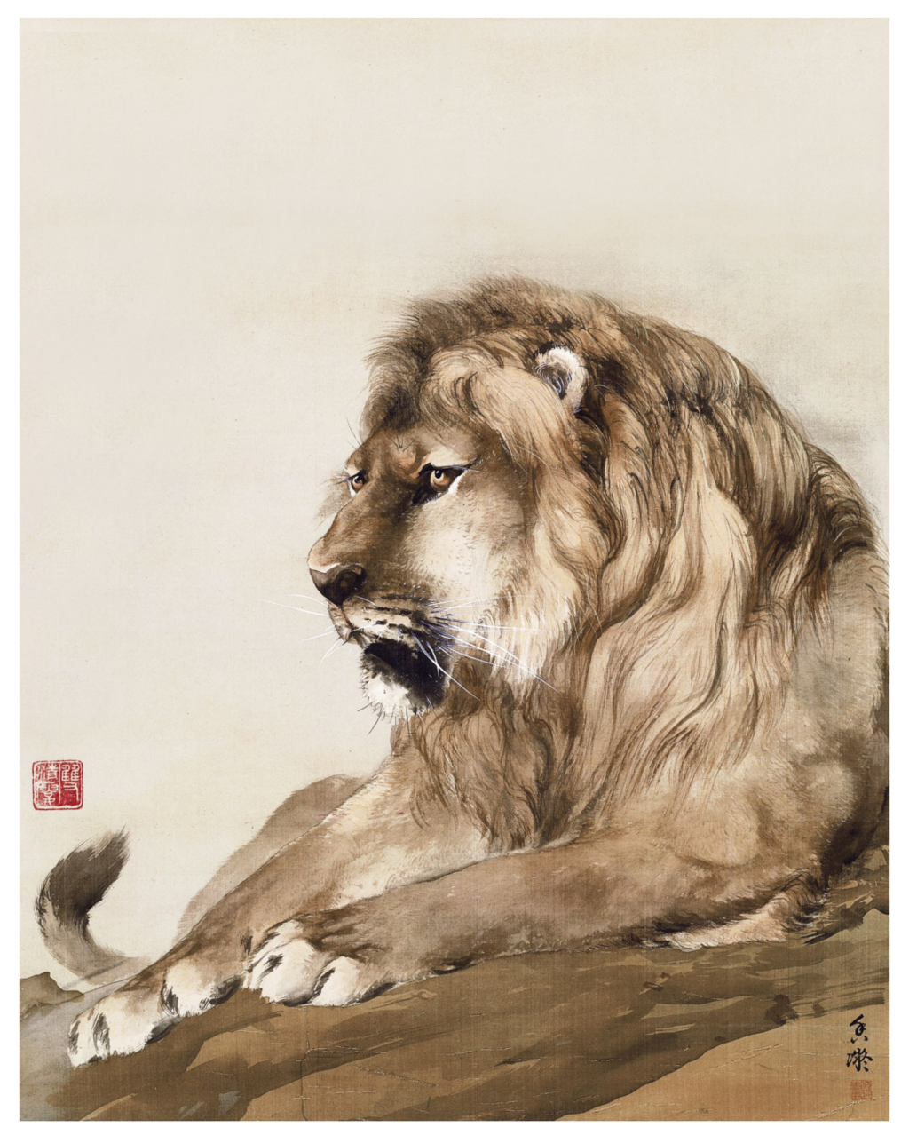 3 何香凝《獅》