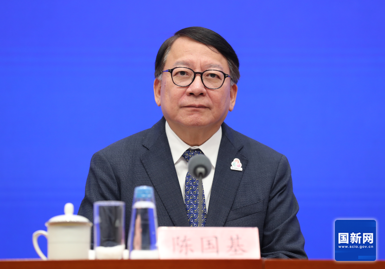 第十五屆全運會組委會副主任、香港特區政府政務司司長陳國基