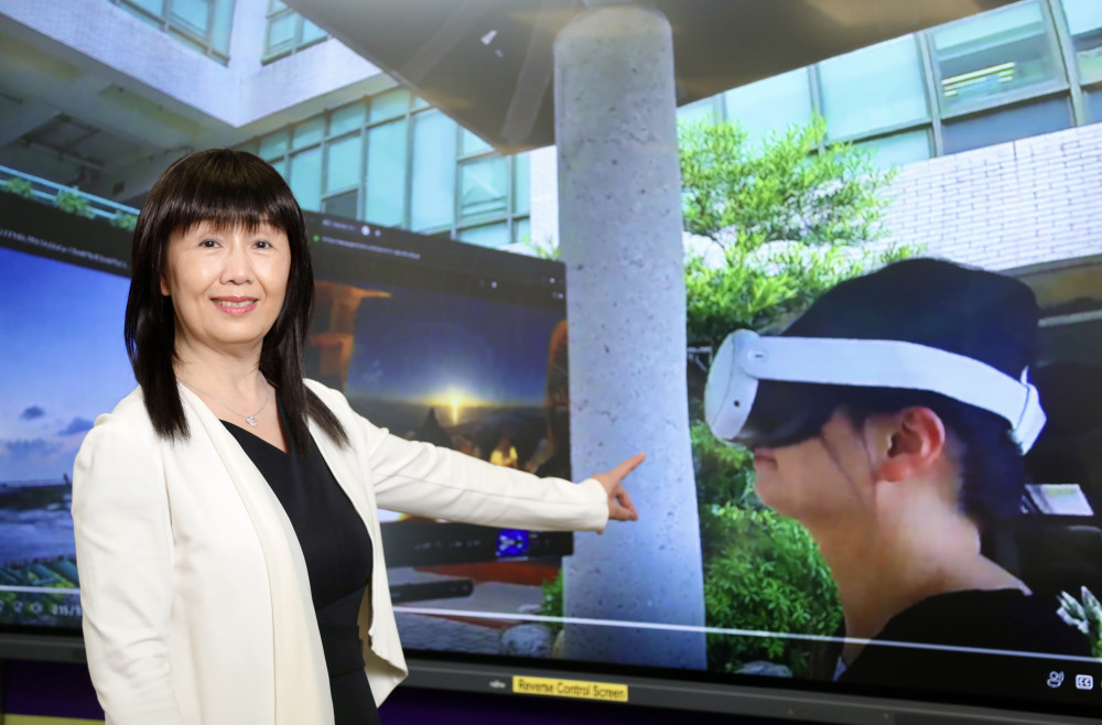 团队最新研发的XR项目旨在探索未来教学模式