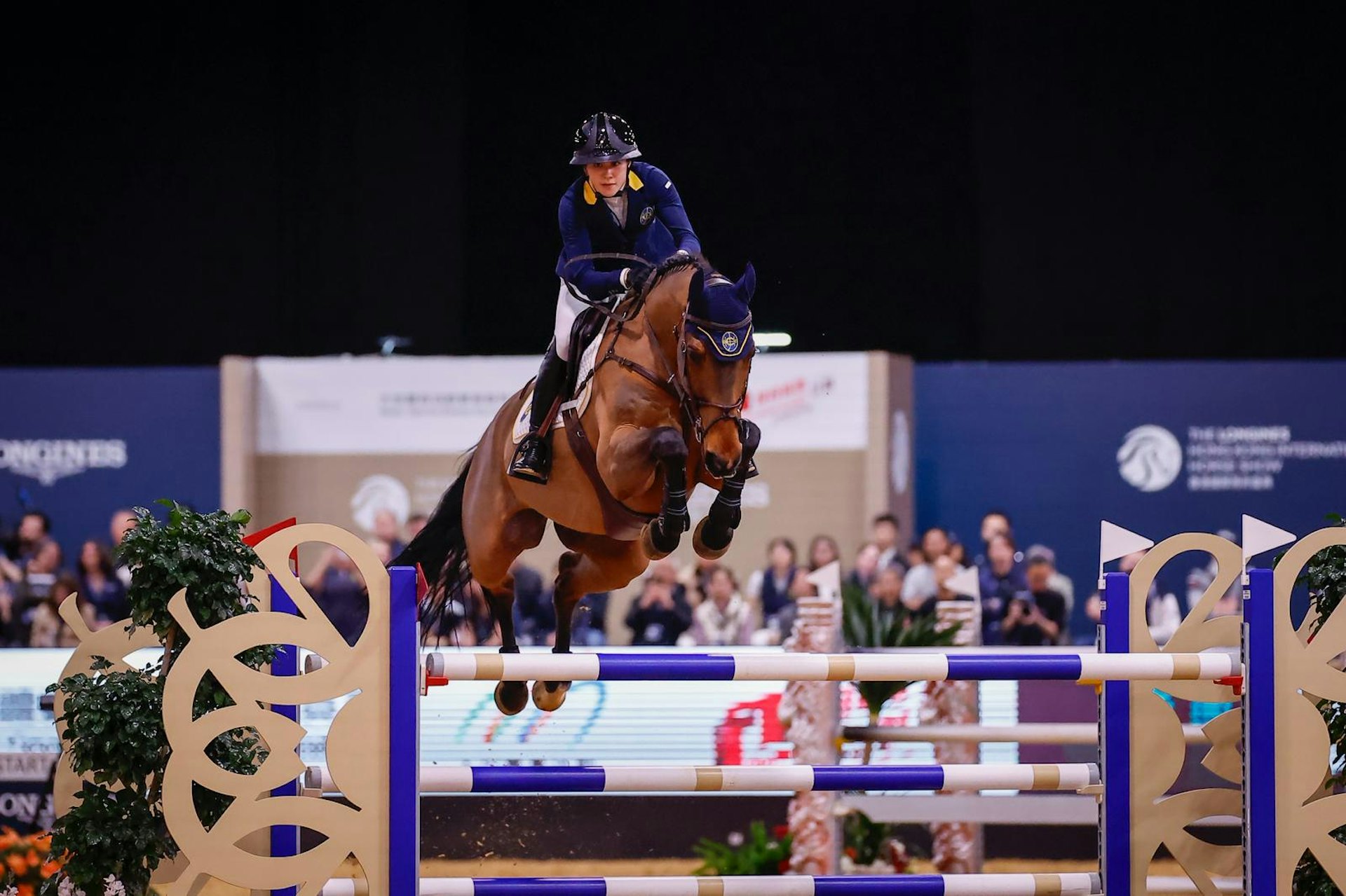 馬會馬術隊成員賴楨敏將代表中國香港，參加部份於盛典期間舉行的馬術賽事 。（馬會圖片）