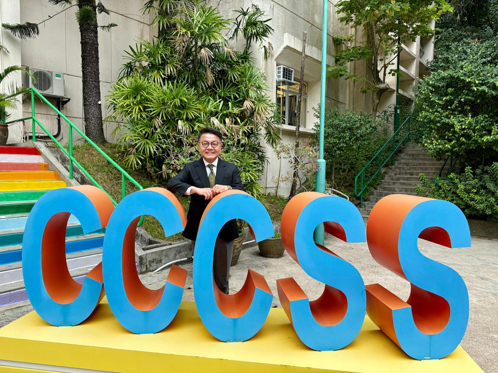 李志霖校长加入郑植之中学第三个年头，认为必须令学生对校有归属感。（萧辉浩摄）