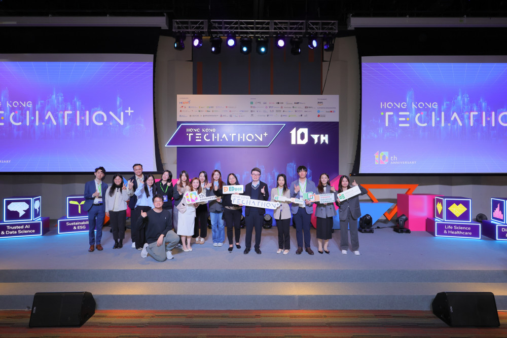 知識轉移辦公室的助理教授蒙偉賢與教大團隊