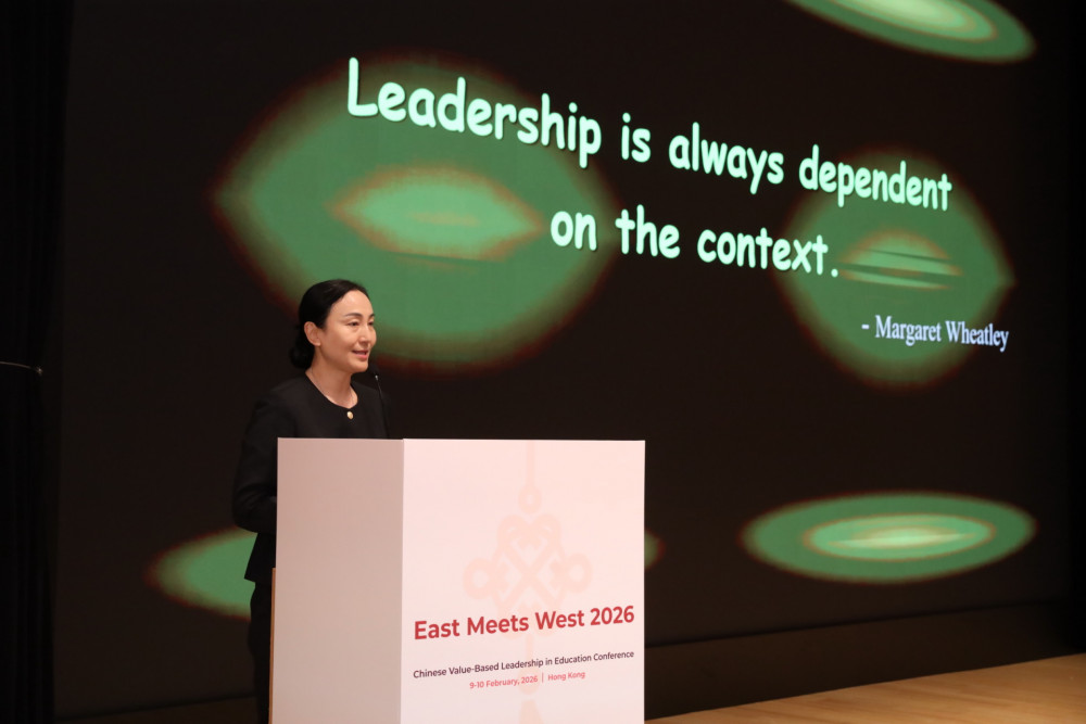 教大研究生院院长陈君君教授在全体会议中分享见解