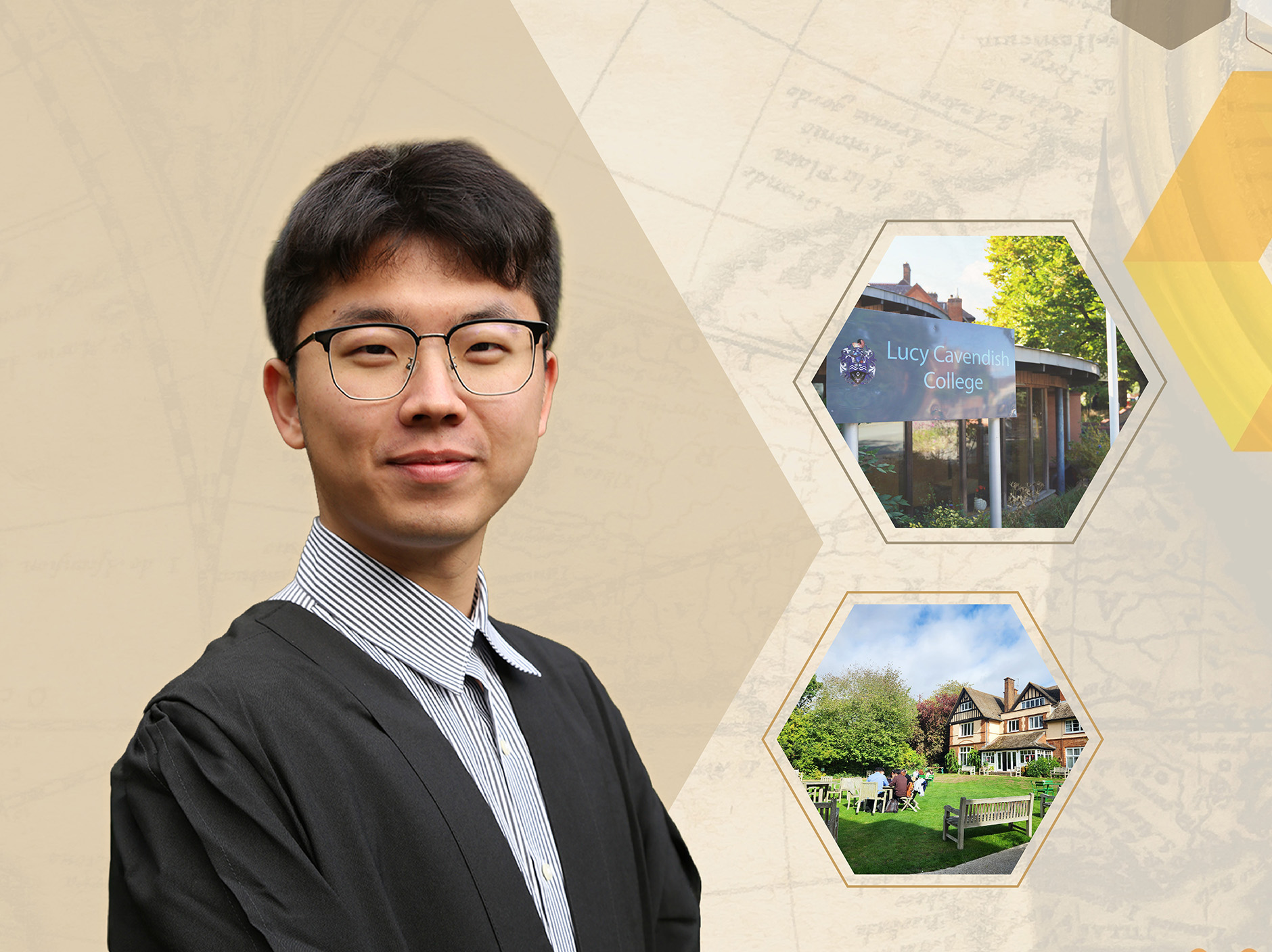 城大–劍橋大學露西.卡文迪許學院獎學金計劃得主祉豪