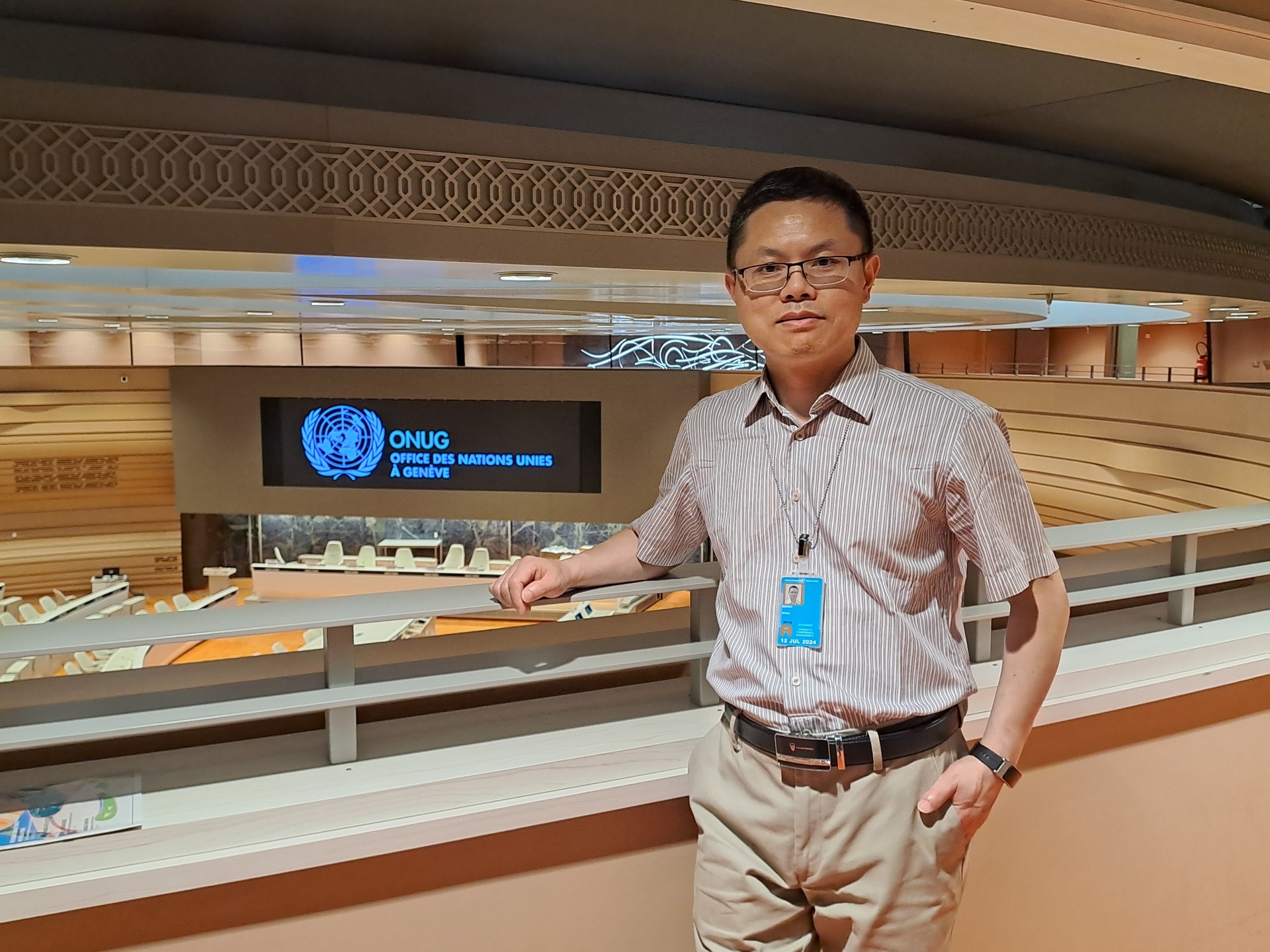 带学生在联合国实习