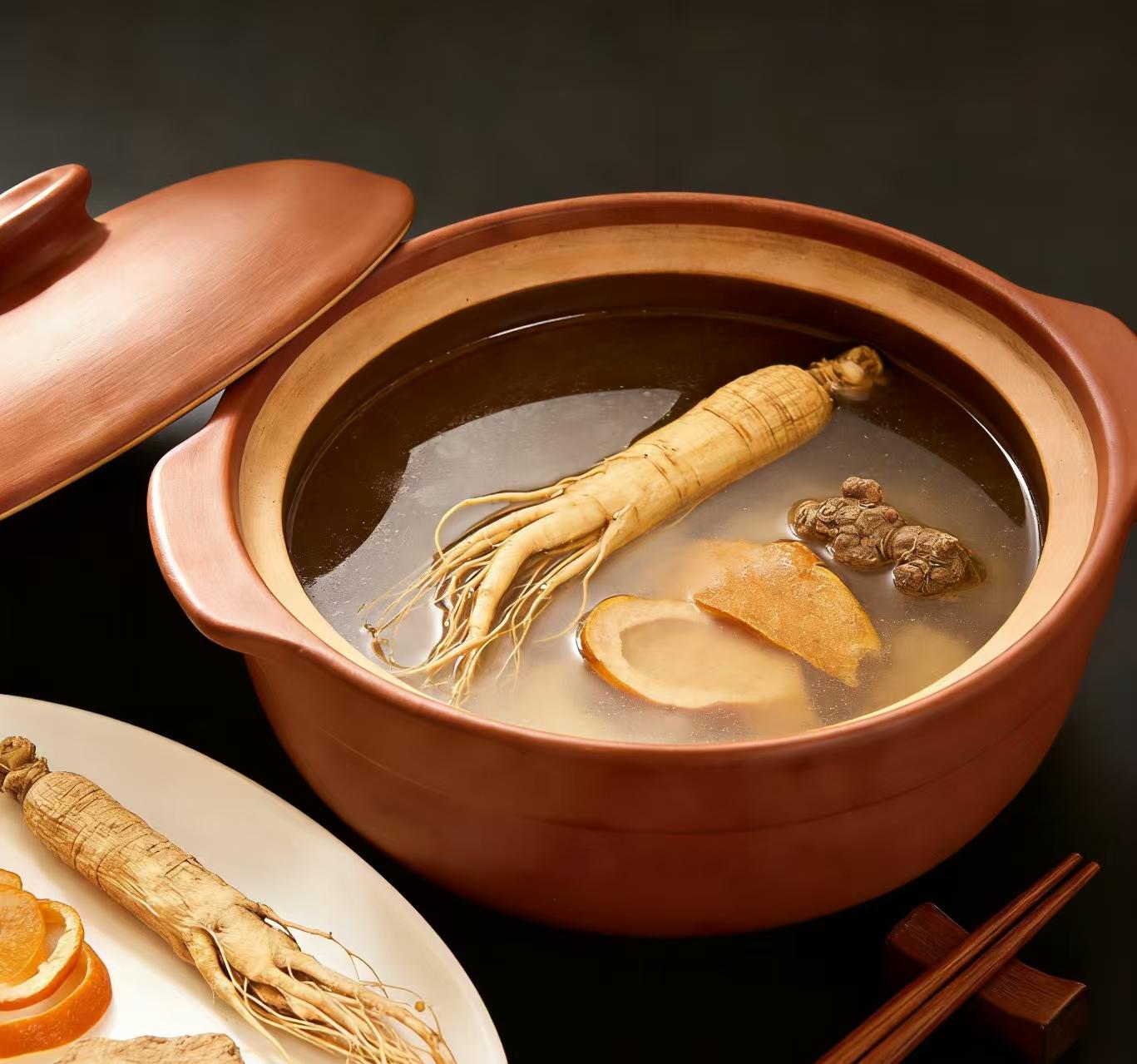 人參，陳皮，三七