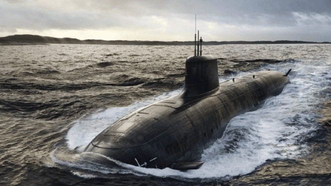 英國核動力潛艇抵達阿拉伯海_鳳凰網