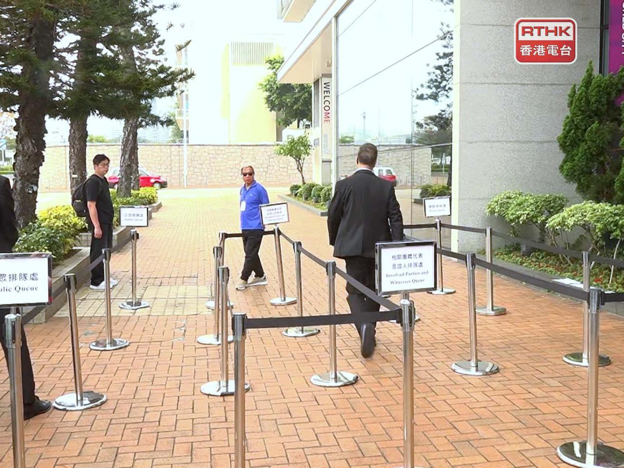 大埔宏福苑火灾独立委员会今早10时继续召开听证会。（郭志强摄）