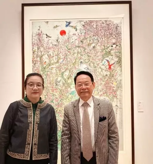 萧晖荣教授中国书协主席孙晓云