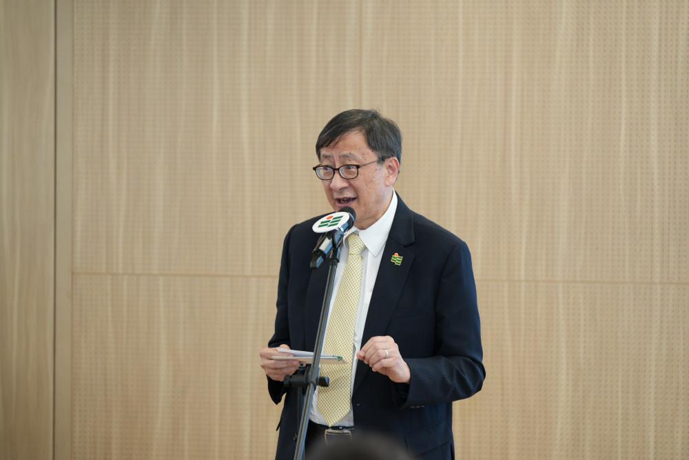 教大校长李子建教授致欢迎辞