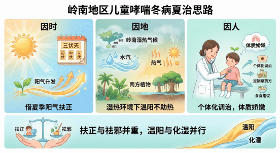 嶺南地區兒童哮喘冬病夏治思路
