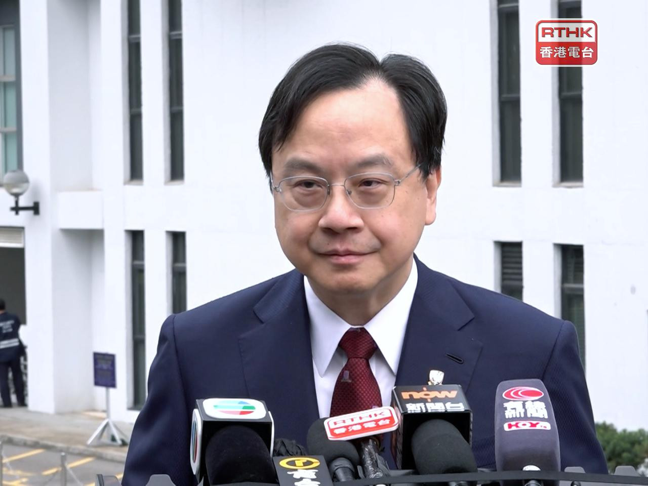 盧煜明說，政府已預留100億元以貸款方式支持大學在北都建校舍，他期望能了解更多貸款細節。（港台圖片）