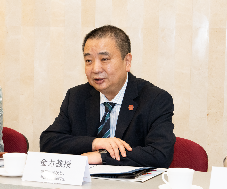 金力院士感謝教大的熱情接待與細緻安排，並高度肯定教大的辦學特色與近年的卓越發展