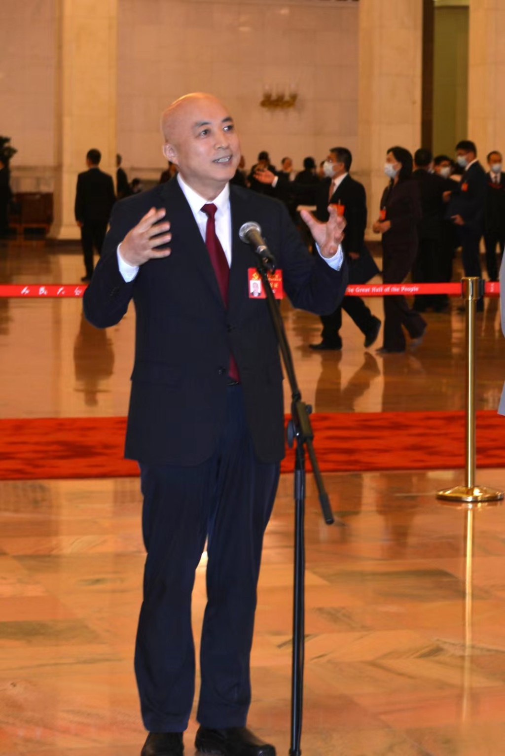 王旭东（紫荆杂志记者 魏东升摄）