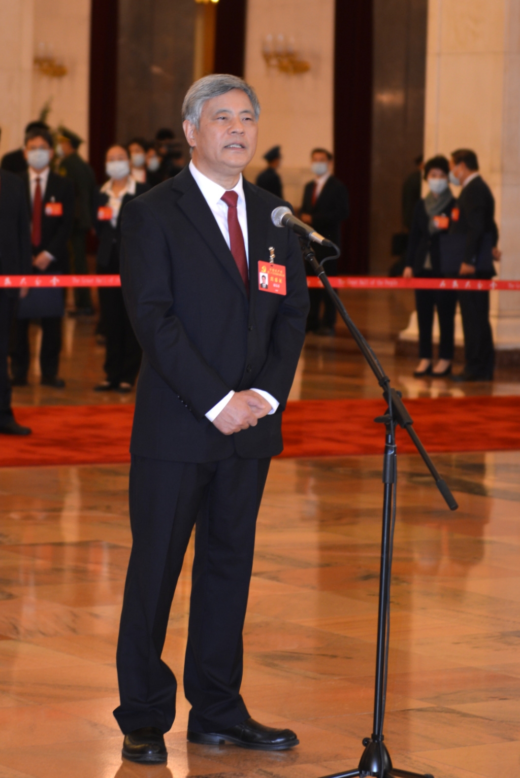 謝春濤（紫荊雜誌記者 魏東升攝）