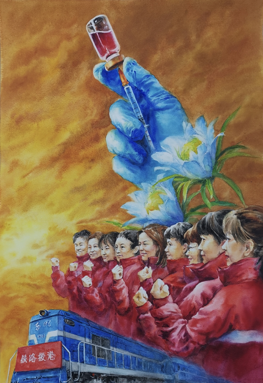 魏曙新-力量-水彩畫-65cmx45cm 4-魏曙新.力量.水彩畫-65cmx45cm