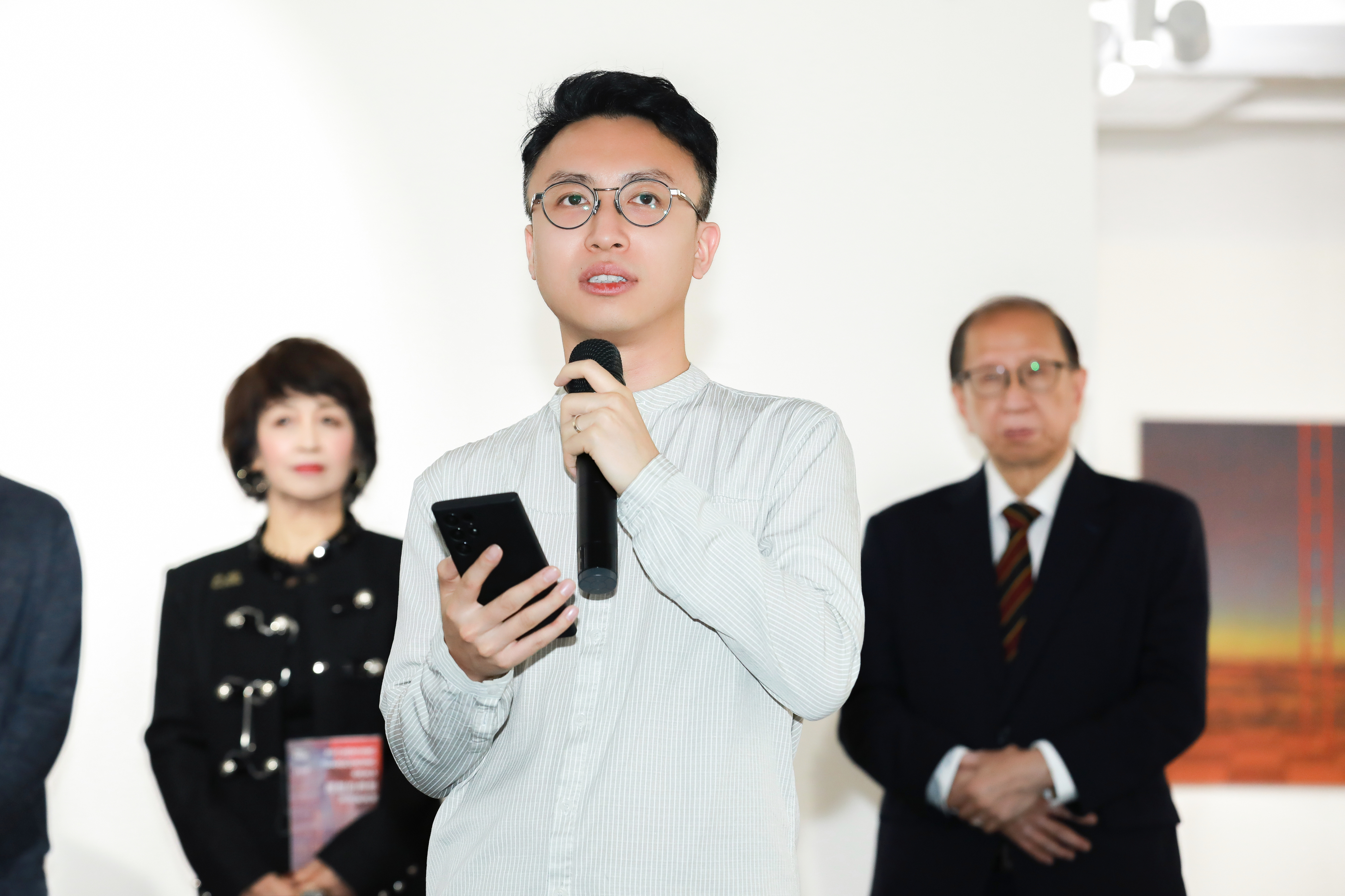 天趣國際藝術策展人林秉瀚先生致辭