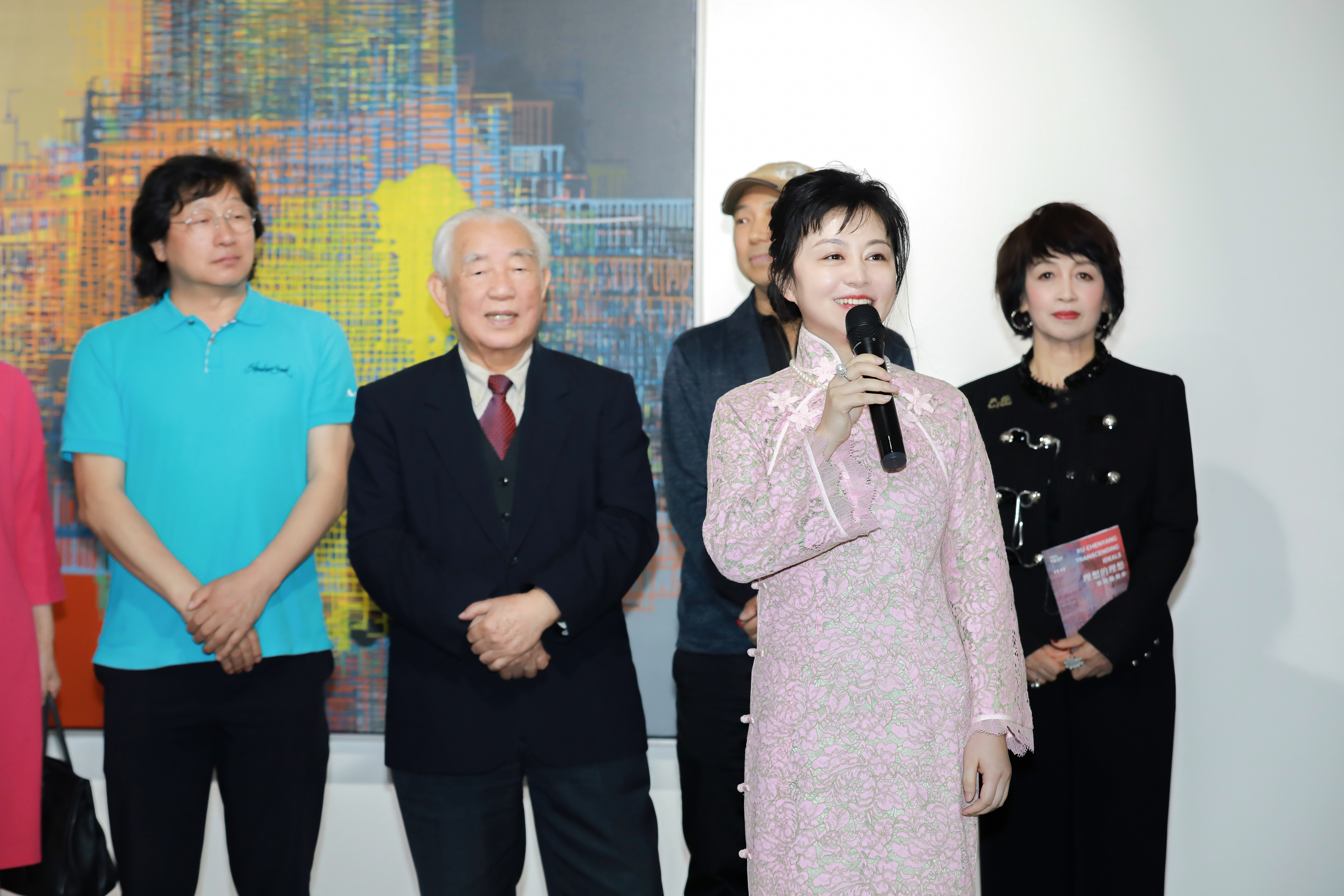 本次展览特邀策展人及艺术顾问韩祺老师致辞