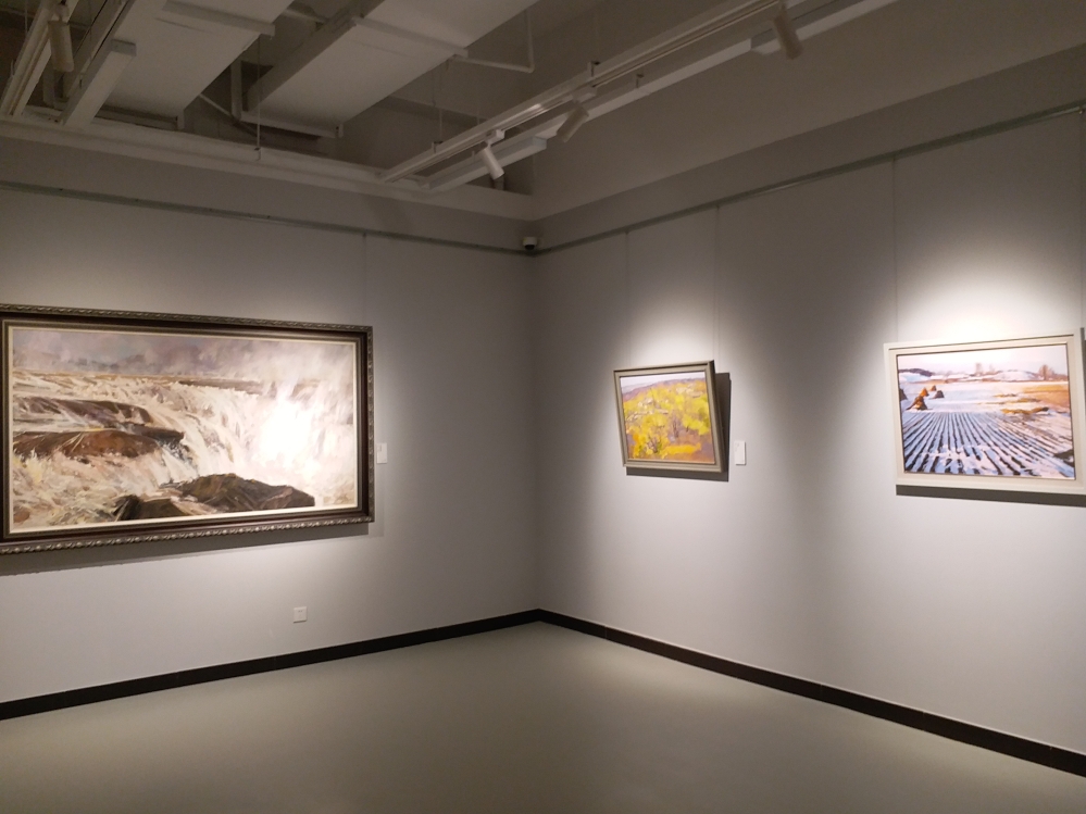 “大美同行--京港艺术家邀请展”展览现场 “大美同行--京港艺术家邀请展”展览现场