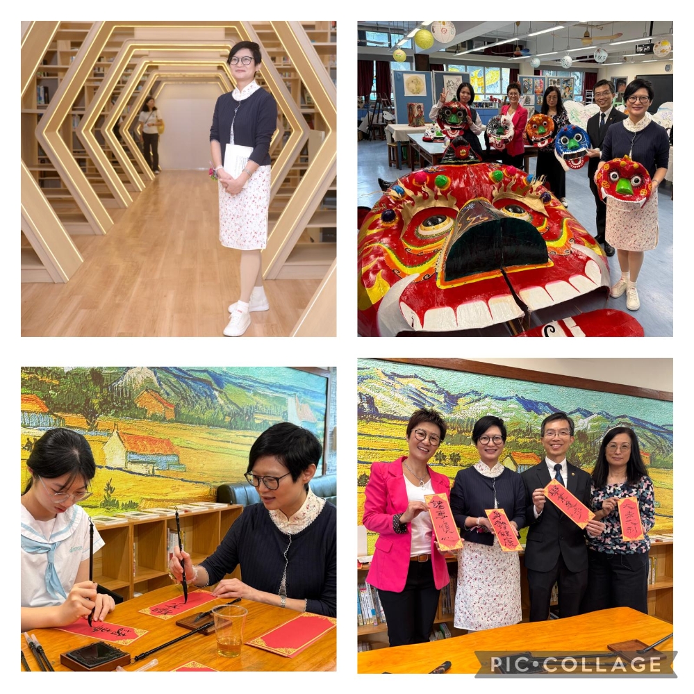 笔者参观学校的设施及与学生一起写挥春 bc03ee2fdf2888792c2ada9c9e8cf81e
